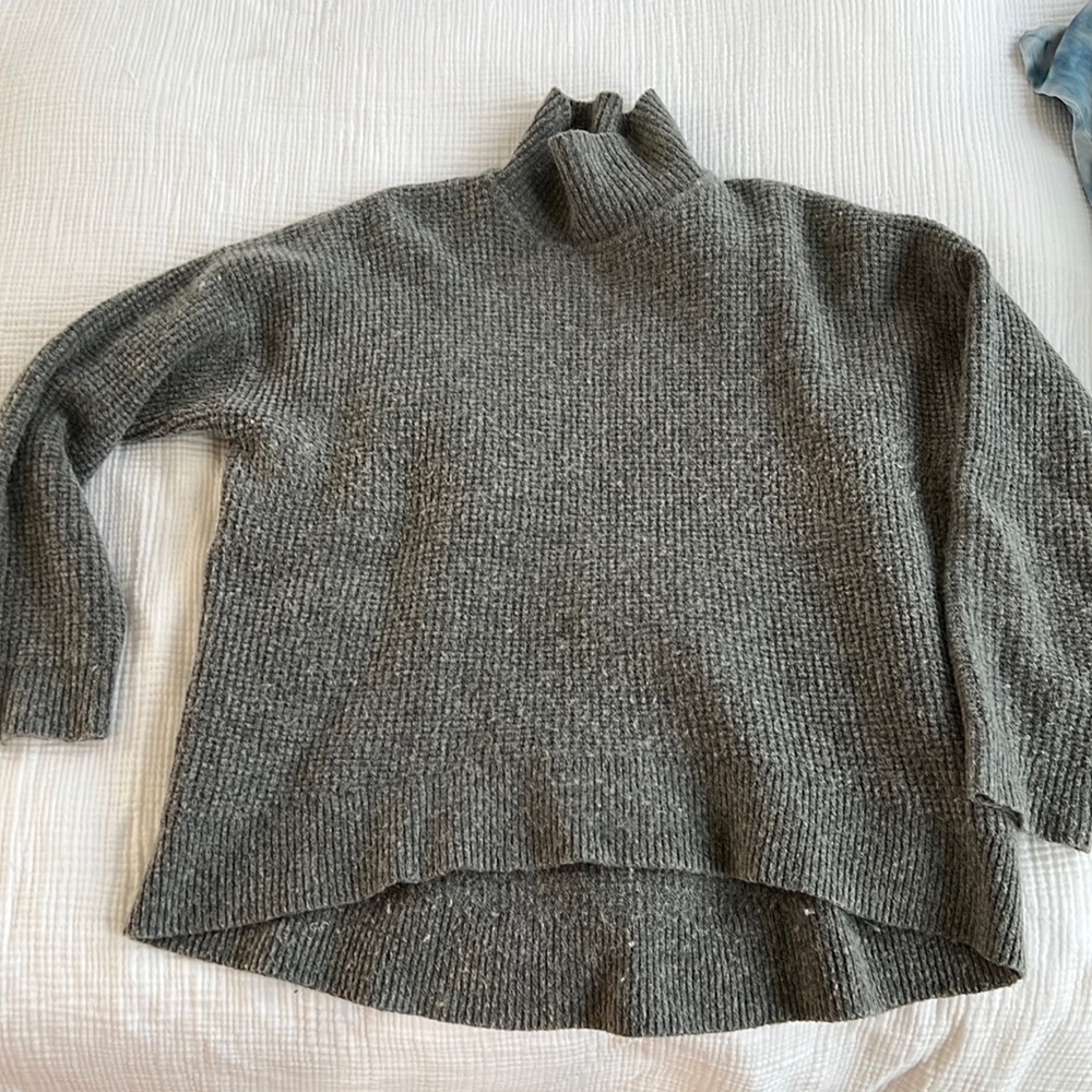 Cozy waffle sweater that’s a seasonal staple